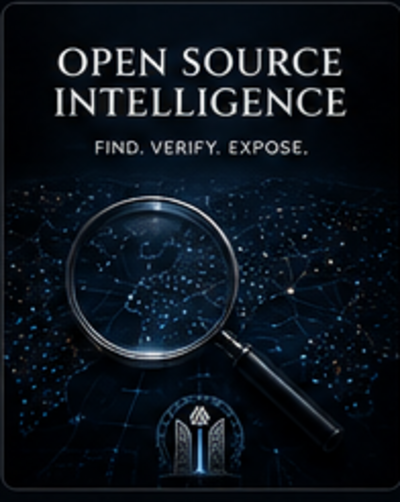 Open source intelligence: find, verify, expose